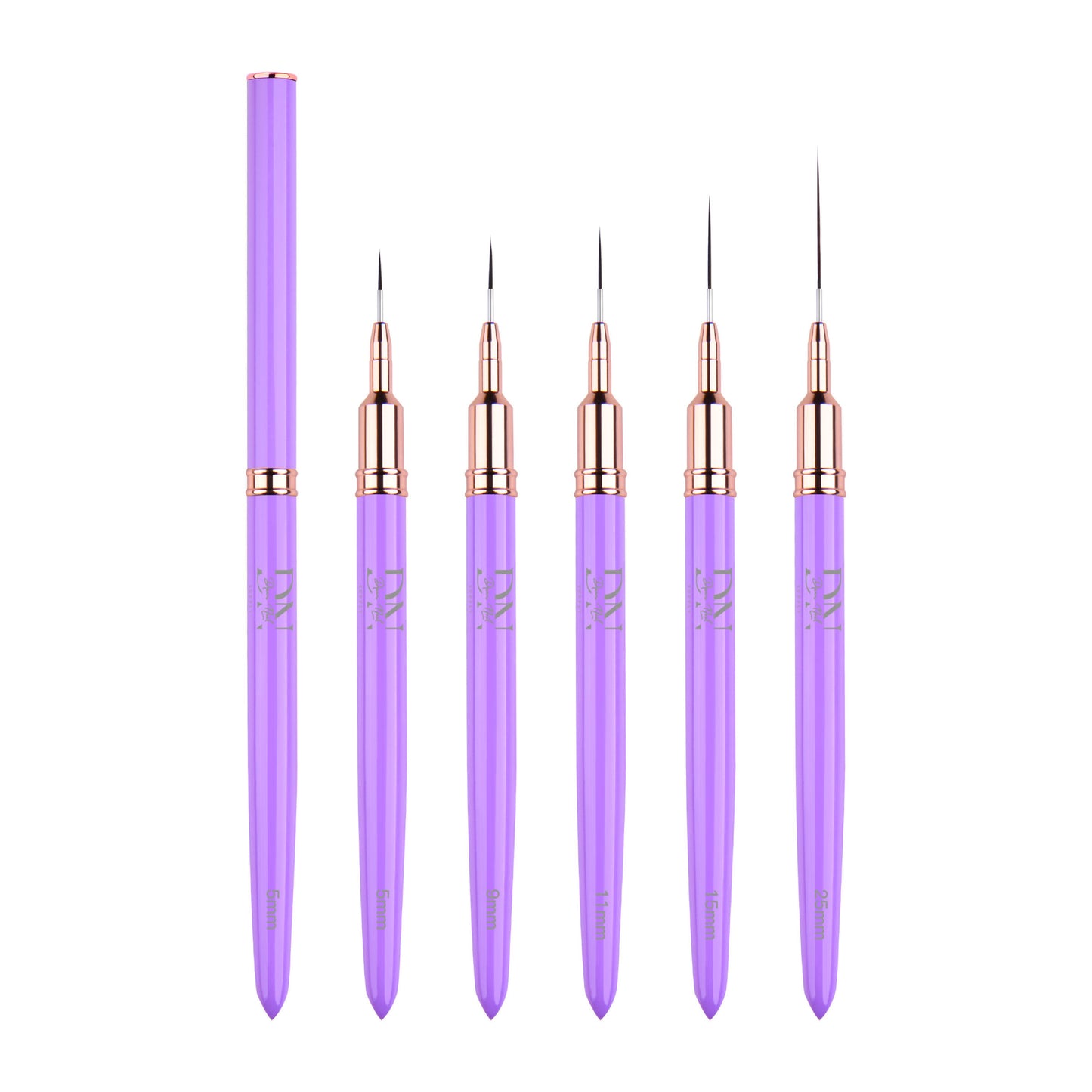 Nail art liner brush set